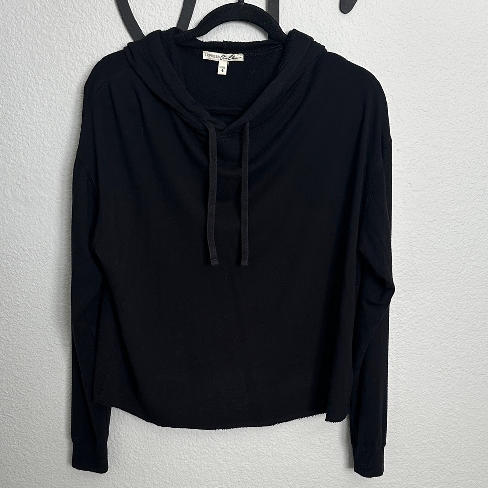 Express, small, black, lightweight, pullover hood… - image 1